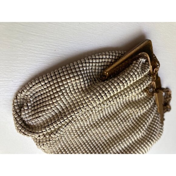 Vintage Whiting & Davis Gold Mesh Evening Bag With Chain Handle- READ - Picture 9 of 14